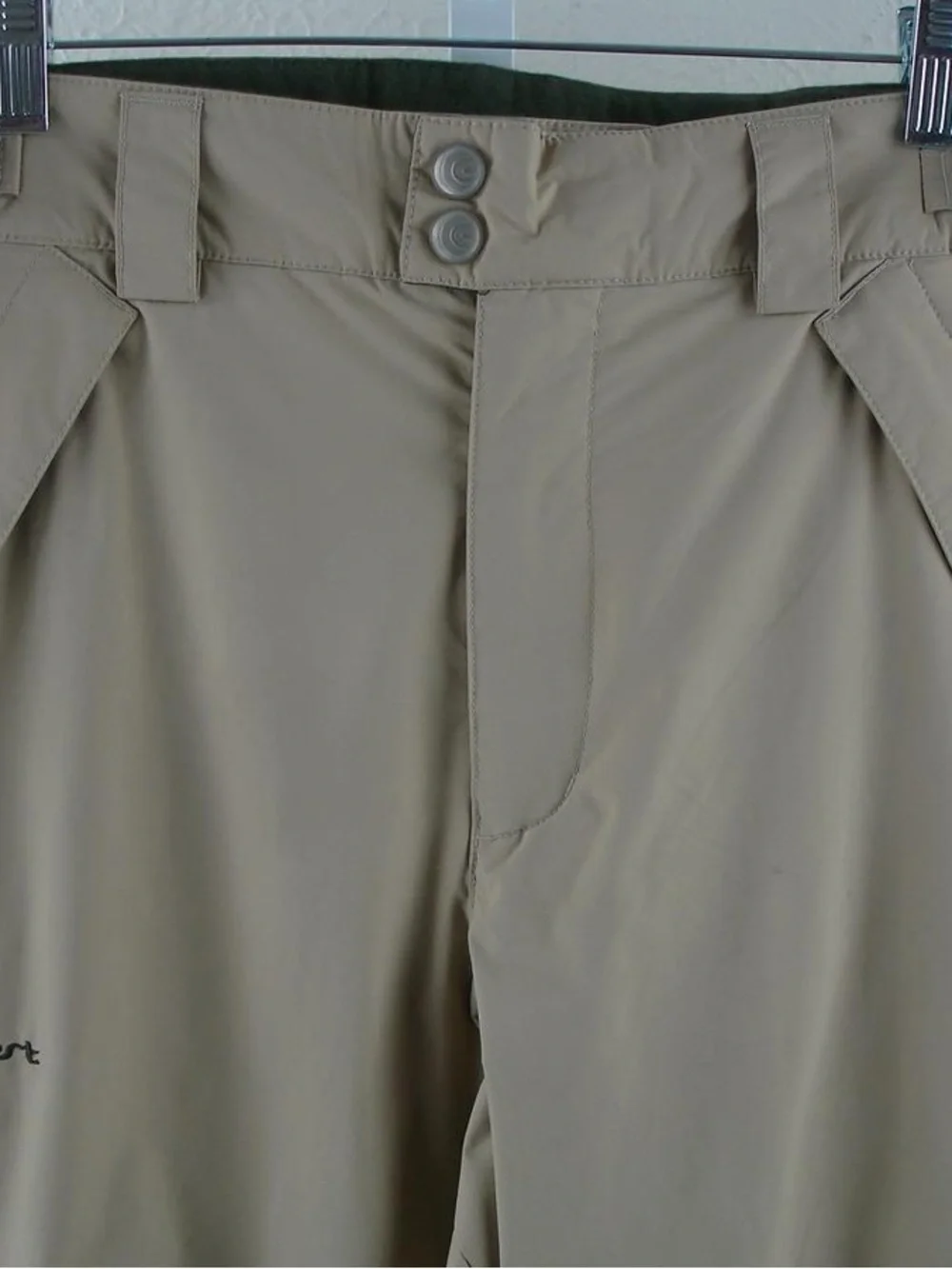 Vtg 1990's Men's M Columbia Convert Khaki Tan Ski Snowboarding Pants Omni-Tech